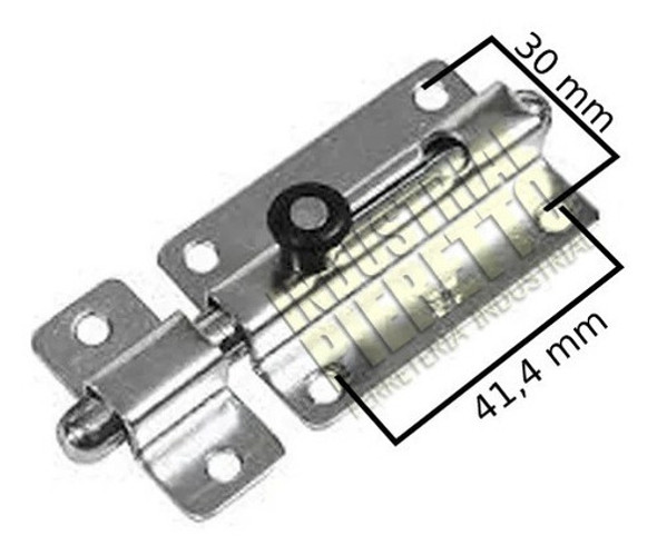 Pasador Cierre Traba Puerta Ventana Resorte Sc 58x40mm 1