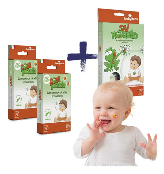 Kit 2un Post Picada +sai Mosquito Repelente Natural Babydeas 0 Kit 2un Post Picada +sai Mosquito Repelente Natural Babydeas 0