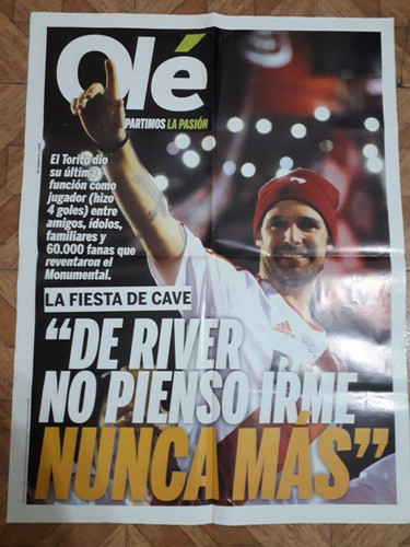 Póster Partido Despedida De Cavenaghi 0