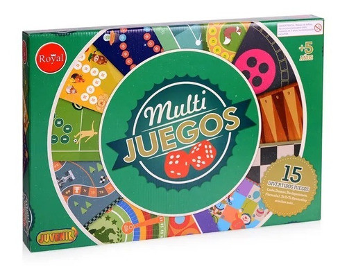 Juego De Mesa Multijuegos 15 En 1 Royal - Espacio Regalos 0