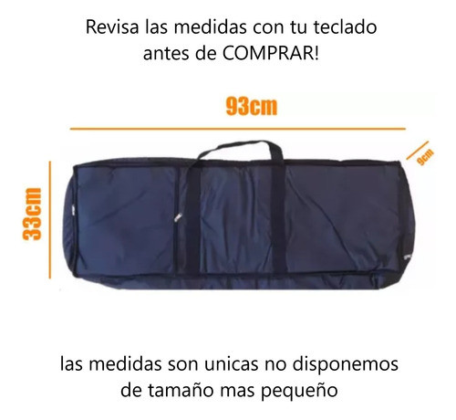 Funda Acolchada Para Teclado Controlador 49 Teclas 4 Oct 1