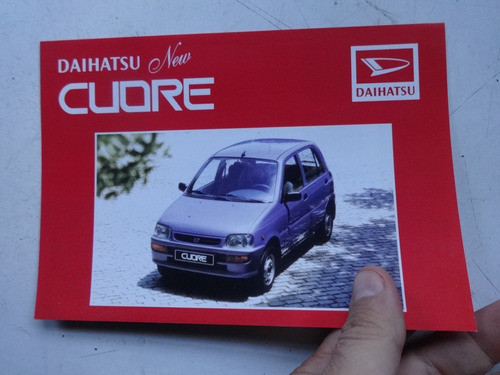 Folleto Antiguo Daihatsu New Cuore  Auto Clasico No Manual 0