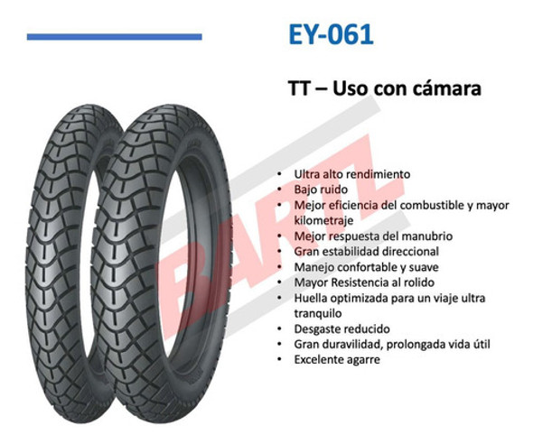 Cubierta Moto 250-17 Nayasa Ey061 1
