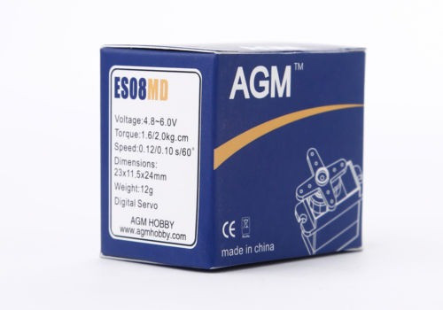 Emax Es08mdii Digital Metall Micro Servo 13g T-rex 450 Es08m 0
