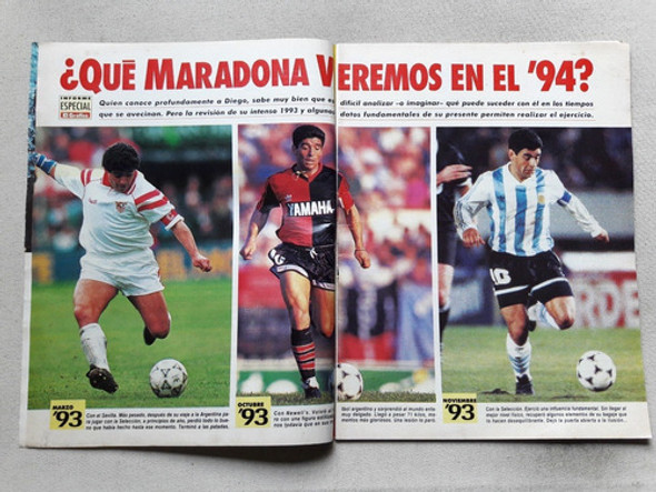 El Gráfico Nº 3874 Año 1994 - Maradona Los Campeones 1 El Gráfico Nº 3874 Año 1994 - Maradona Los Campeones 1