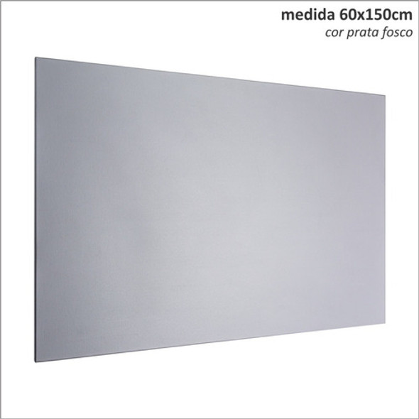 Mural Quadro Magnético 60x150cm - Prata Fosco + 50 Ímas 1