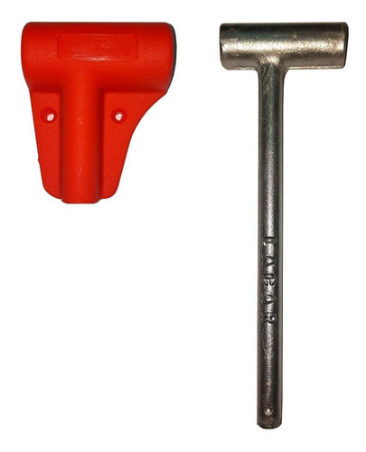 Martillo De Emergencia Rompe Vidrio Con Soporte Plástico 0