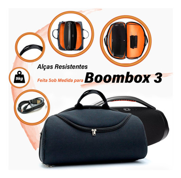 Case Bolsa Capa Bag Jbl Boombox 3 Lançamento Premium Enviojá 1