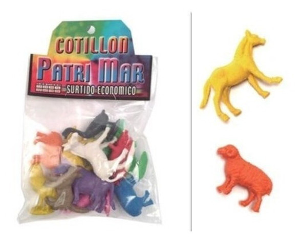 Juguetitos Animalitos Granja Plasticos Piñata X24u Cotillon 0