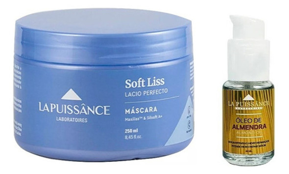 Mascara Soft Liss 250ml + Oleo  Almendras  La Puissance 0
