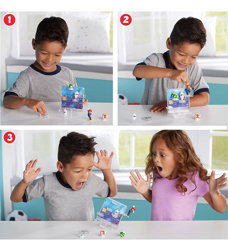 Juego De Mesa Mario Bros Equilibrio Juguete Agua Figuras Ax® 1