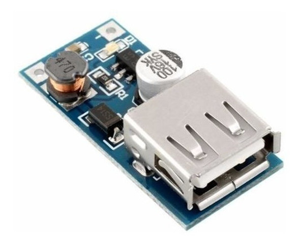 Modulo Usb Dc-dc Booster Entrada 0.9v-5v, Salida 5v 600ma 1