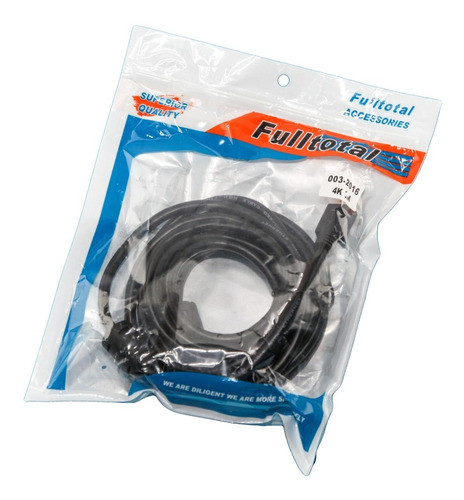 Cable Hd 3 Mts V2.0 Oro 3d 4k Filtros Reforzado Led 1° Htec 1