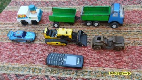 Lote Antiguo Camion Volcador Chapa Porsch Topadora Ice Cream 0