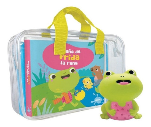 Libro Para El Agua Frida La Rana + Juguete De Regalo Auzou 0