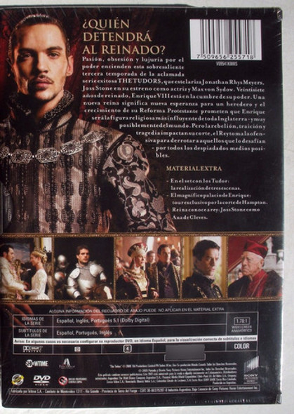 Dvd - Box The Tudors - 3era Temporada - 3 Discos - Nueva 1