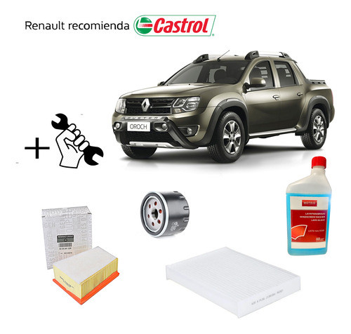 Service Todo Incluido Renault Oroch 1.6 K4m 50000 Km 0