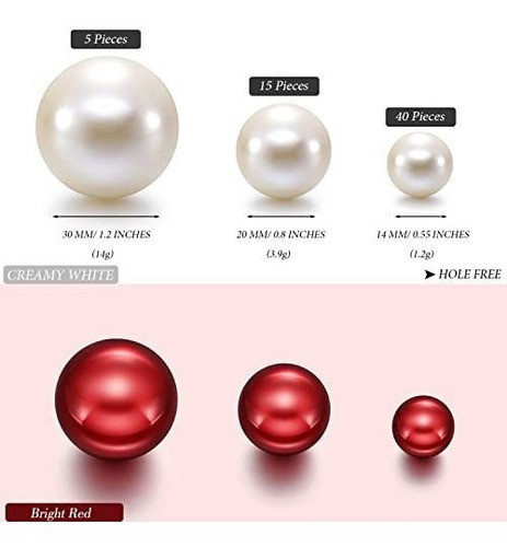 120pcs. De Perlas Imitacion Para Relleno Surtidas - 03 1