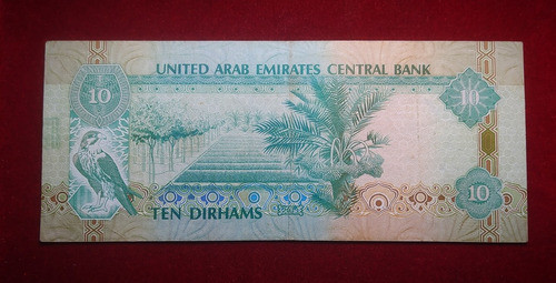 Billete 10 Dirhams Emiratos Arabes Unidos 2013 Pick 27 C 1