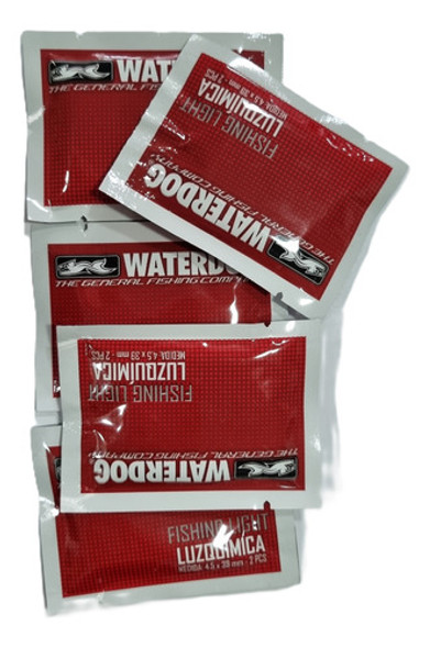 Luz Química Waterdog Fishing Light X 10 Sobres Pesca 0 Luz Química Waterdog Fishing Light X 10 Sobres Pesca 0