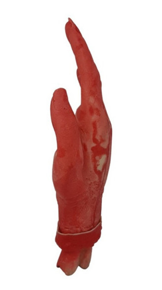 Mano Con Sangre Terror Para Decoración Halloween X1 0