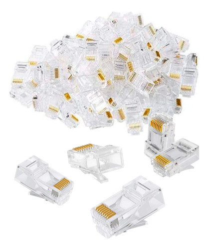 Fichas Rj45 Pack X 100 0