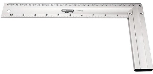Esquadro De Alumínio 12  Tramontina 0 Esquadro De Alumínio 12  Tramontina 0