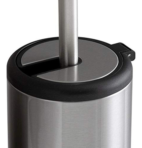 Cepillo Y Soporte Para Baño Bath Bliss Con Tapa Auto Cerrada 1