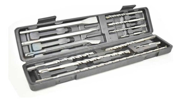 Mecha Set De Puntas Para Rotomartillo 12 Piezas Barril 0