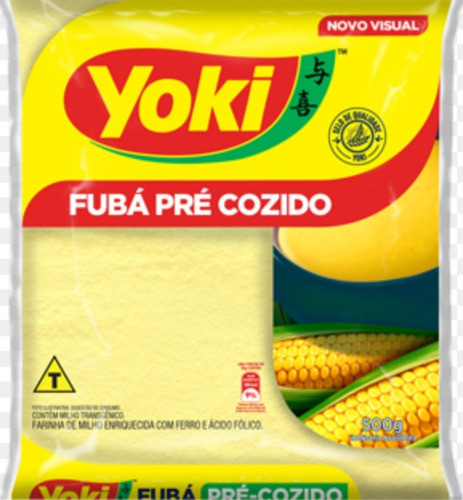 Fubá Pré Cozido Yoki  Brasil. Excelente!!!  Flocão Tapioca 0