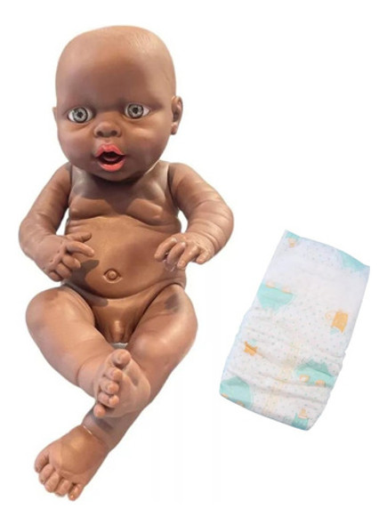 Bebé De Juguete Moreno Para Niños 0