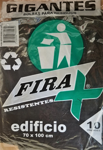 25 Ptes De 10 Bolsas Para Residuos Para Edificios 70 X 100 0