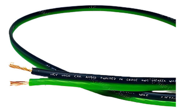 100 Pies Ofc 14 Cierto Calibre Awg Verde/bk Oxígeno Libre Ca 0