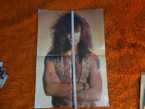 Jon Bon Jovi Pink Floyd Bruce Willis Modelo Desnuda Poster 0