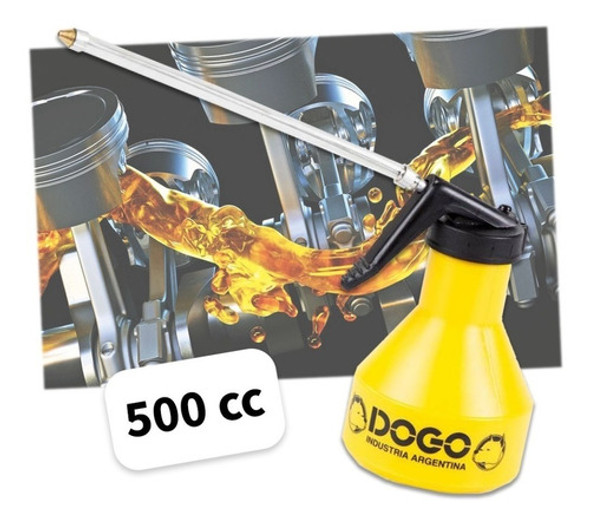 Aceitera Plástica Punta Flexible 500cc Punta Bronce Dogo 0