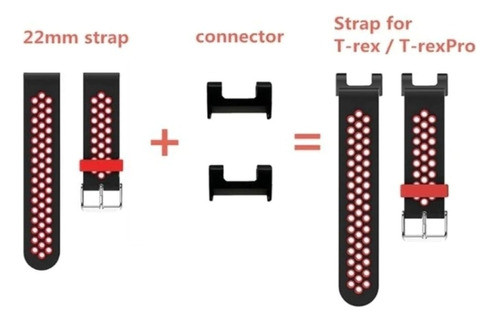 Adaptador Correa Generica A Correa Para Amazfit Tex Malla 1