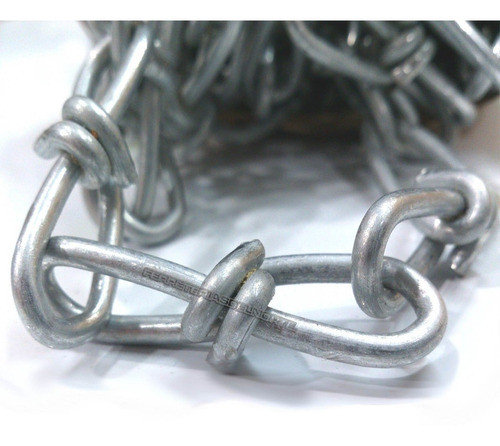Cadena Nudo H Galvanizado  Nº11 - 2 Rollos X25 Mt - Fdn 0