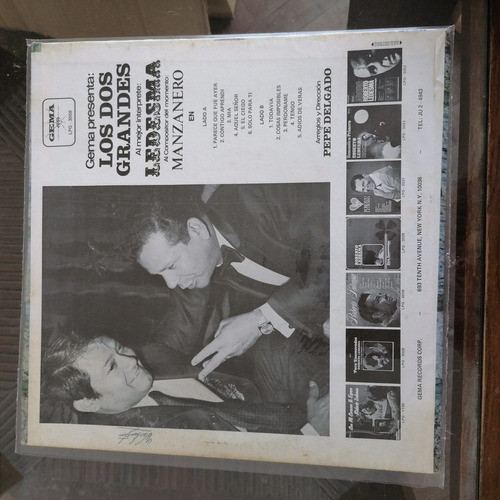 Ledesma Armando Manzanero Lp Ed Usa De Epoca 1