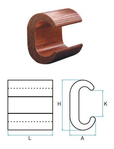 Ccd 95 Conector En C Para Derivaciones En Cobre Lct 1