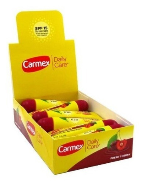 Carmex Bálsamo Labial 100% Original Pomo Cereza 1 Carmex Bálsamo Labial 100% Original Pomo Cereza 1