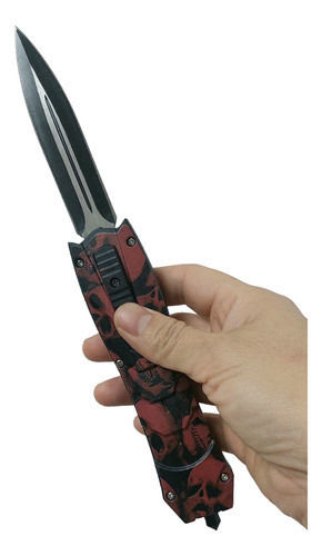 Navaja Automática Frontal Rompecristales 8,7cm Hoja M1 0