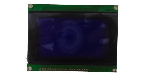 Display Lcd 128 X 64 C/ Back Azul  Agm-12864a-815 0
