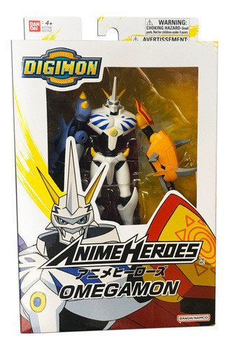 Boneco Digimon Anime Heroes Omegamon Bandai Fun F00960 0