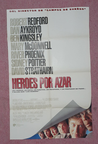 Sneakers - Héroes Por Azar Poster Afiche Origina Cine 100x70 0