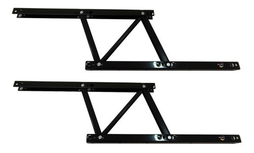 Bisagra Para Mesa Ratona Elevable 380mm Negro, Herraje Xpar 0