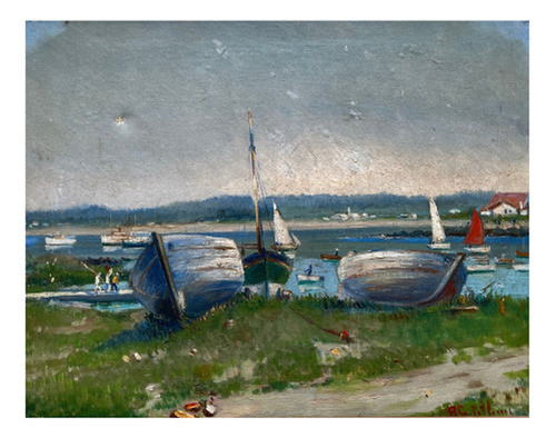 Roberto Castellanos - Embarcadero - Lámina 45x30 Cm. 0