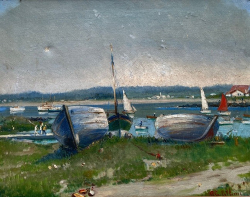 Roberto Castellanos - Embarcadero - Lámina 45x30 Cm. 1