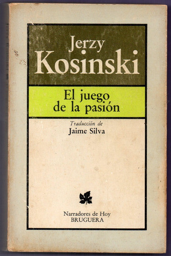 Libro El Juego De La Pasión De J. Kosinski 0