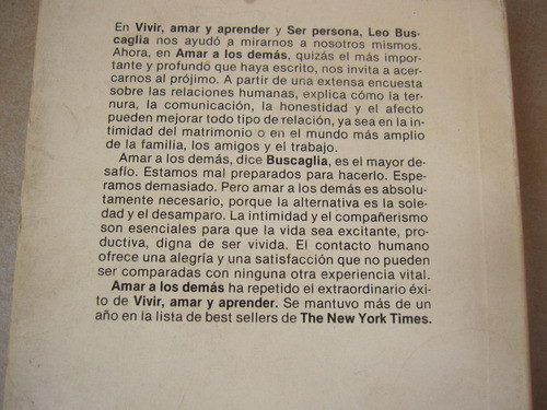 Amar A Los Demas - Leo Buscaglia 1