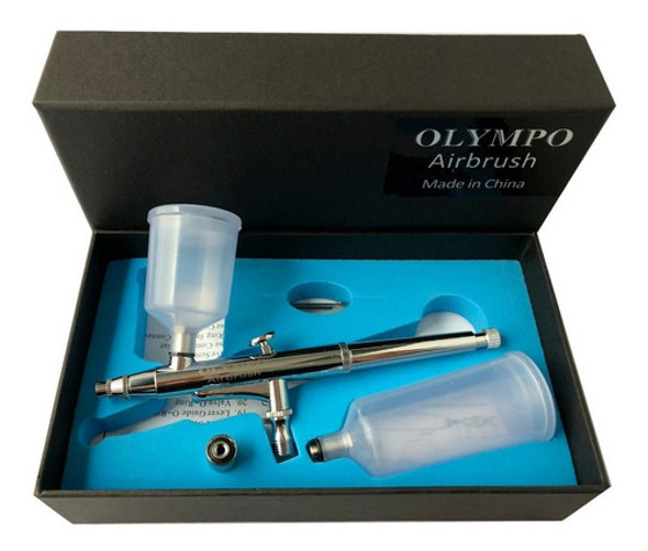 Aerografo Olympo Doble Acción C/copas 0,5 Mm + Capacitacion 1 Aerografo Olympo Doble Acción C/copas 0,5 Mm + Capacitacion 1